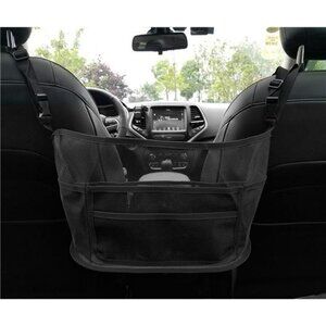 Car Net Pocket Handbag Holder, Car Net Pocket for Purses and Bags Front Seat
